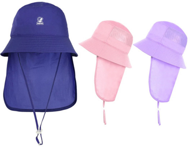 네파 아동 햇빛 차단 플랩햇 여름모자 바캉스 탈부착가능