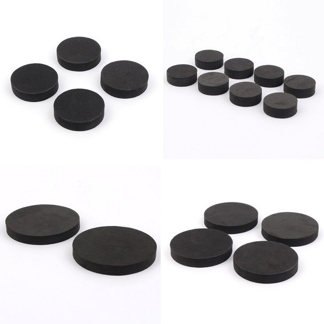 두꺼운 원형 진동 방지 패드 스피커 우퍼 흡음 방진, 4cm (4P)