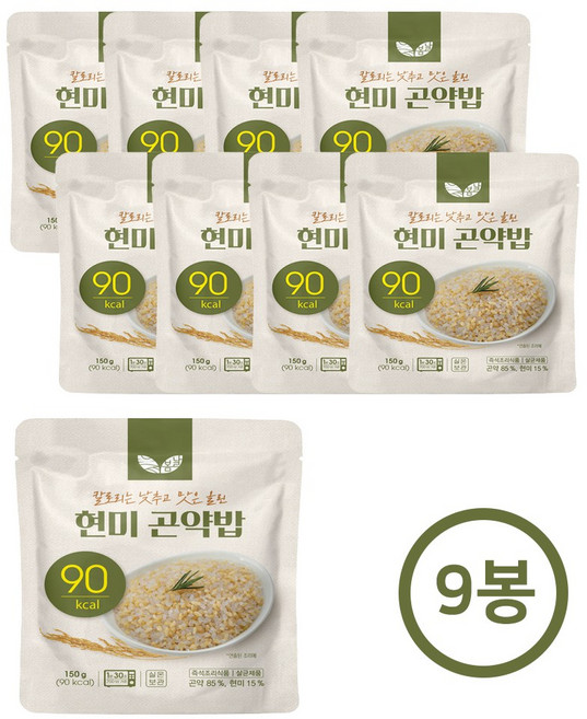 봄날인터내셔널 곤약밥 2종(귀리or현미 선택) 150g