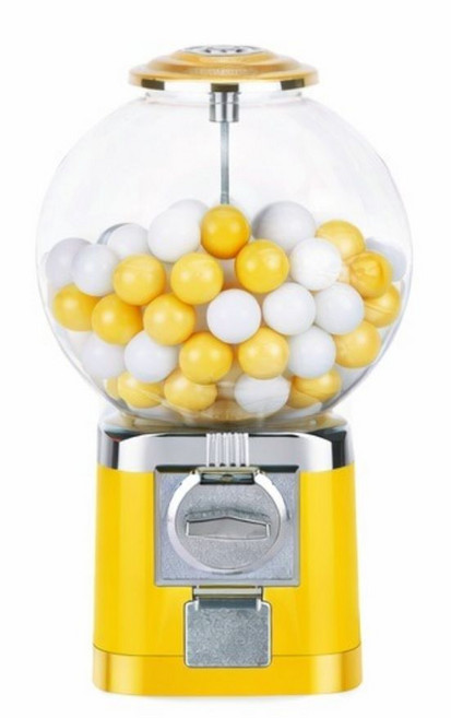 그라운드하이 캡슐뽑기기계 머신 캡슐 캡슐뽑기 45mm 1개, 옐로우 본체+옐로우 50+화이트 50