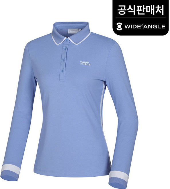와이드앵글 공식 여성 CO 심플 폴로 티셔츠 L WWP24272B8 (정상가:159 000)