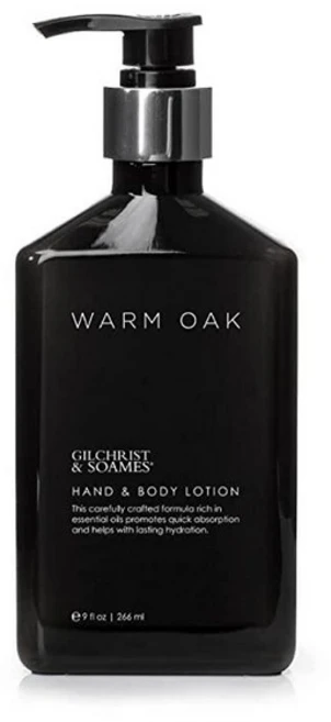 Gilchrist & Soames Warm Oak 핸드 앤 바디 로션 - 255.1g(9온스) 천연 에센셜 오일 모든 피부 타입 파라벤 황산염 및 프탈레이트 없음 - 쿠팡