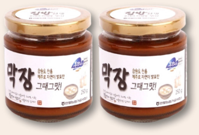 영월농협 동강마루 전통 막장 250g x 2병 / 구수한 밥도둑 된장양념 세트, 2개