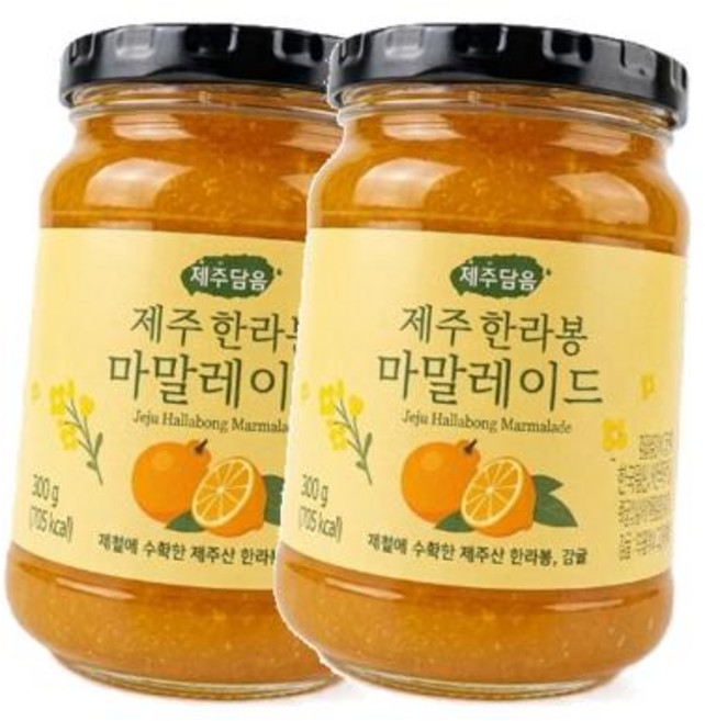 오뚜기 제주담음 제주한라봉마말레이드 300g 2개, 1세트