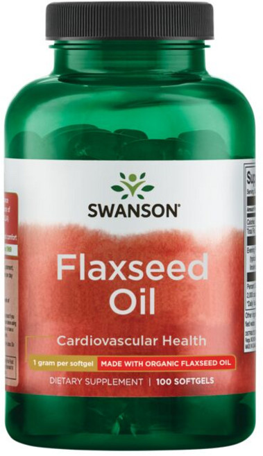 스완슨 플렉씨드 오일 1g 소프트젤, 100정, 1개