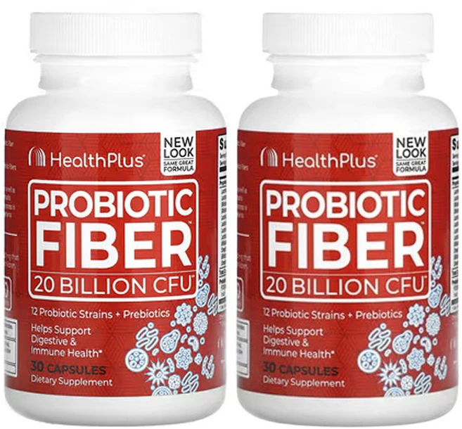 헬스플러스 프로바이오틱 식이섬유 200억CFU 30캡슐, 30정, 2개 - 쿠팡