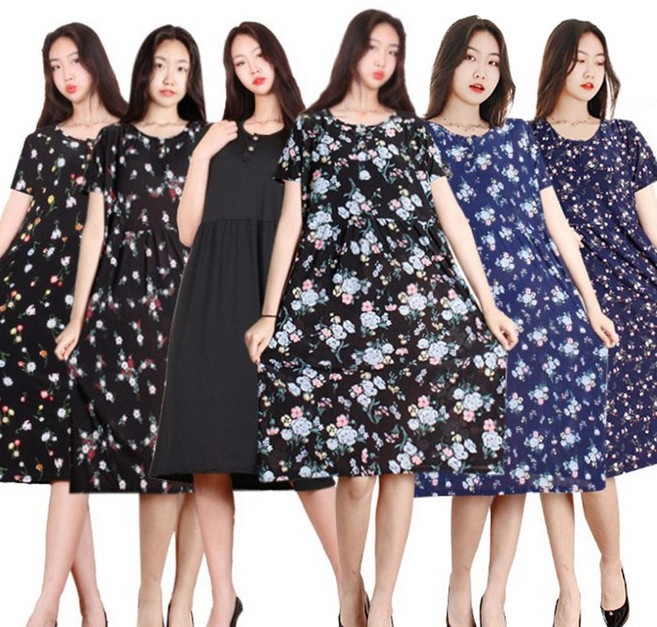 77~99 빅사이즈 (쿨)냉장 반팔원피스 / 나시 원피스