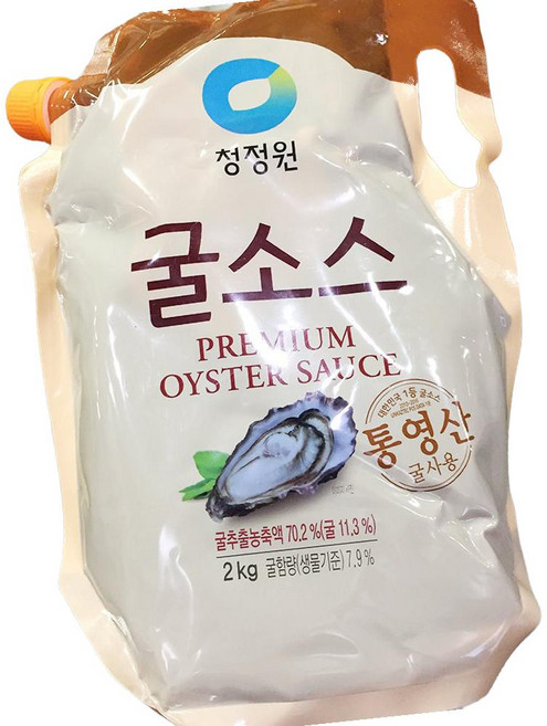 대상 굴소스 파우치 2K 중화 요리 볶음 만능 소스, 1개, 2kg