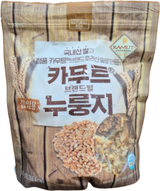 내추럴박스 카무트 브랜드 밀 끓임용 누룽지, 1개, 600g