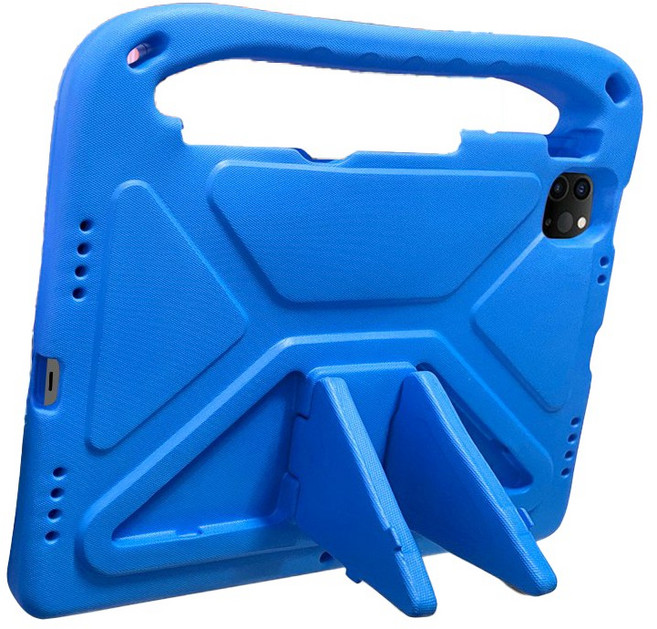 더조은셀러 아이패드 프로 9.7 어린이 에바폼 케이스 스탠딩, 블루