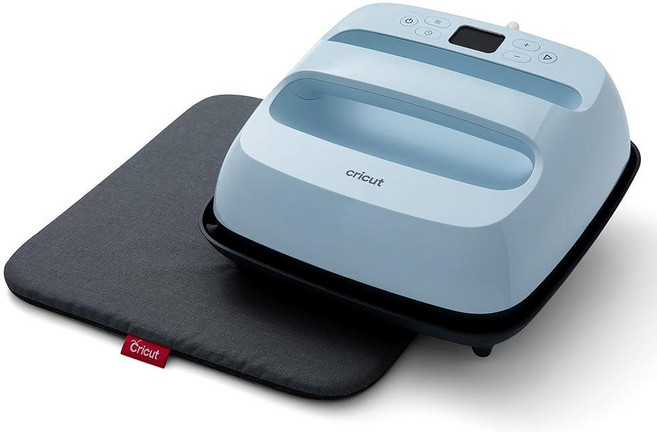 Cricut EasyPress 3 열 프레스 머신(22.9cm x 22.9cm(9 9인치)) 매트 포함(38.1cm 30.5cm(15인치 12인치)) 블루, 열 프레스 + 매트