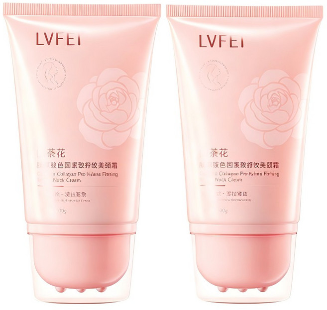LVFEI 山茶花 膠原玻尿酸緊緻美頸霜, 100g, 2件