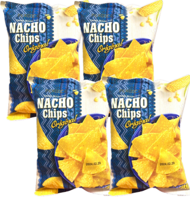 피코크 나쵸칩 오리지널 100g x 4개 총 400g