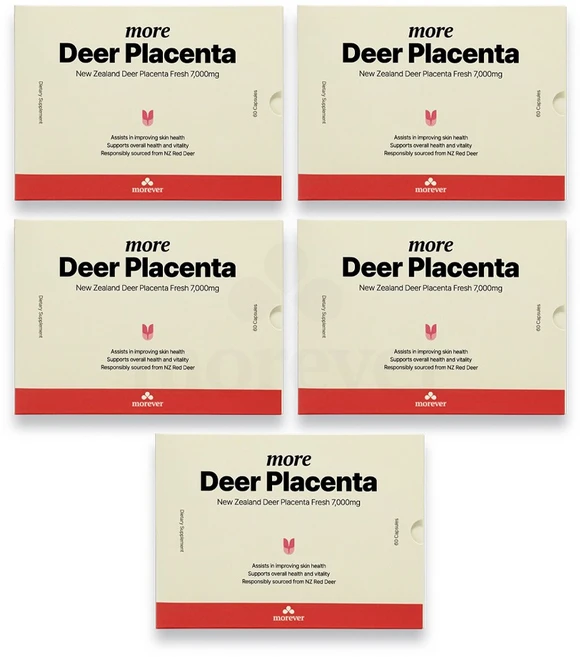 모에버 모어 디어 플라센타 사슴태반 60캡슐 5개, 60정 - 쿠팡