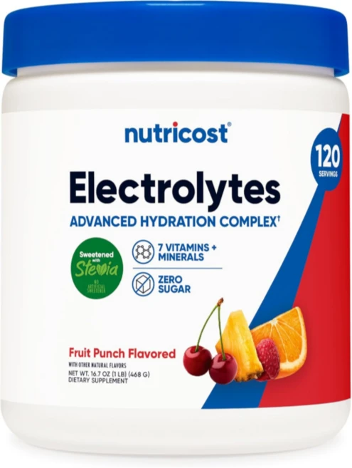 뉴트리코스트 전해질 고급 수분 복합체 과일 펀치 468g(1lb), 1개, 468g - 쿠팡