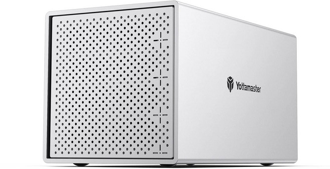Yottamaster 4 Bay 5 Bay RAID 하드 드라이브 인클로저 지원 5Gbps USB 3.1 타입-C 80TB [PS500C3], 4Bay 64TB USB-C, 1개