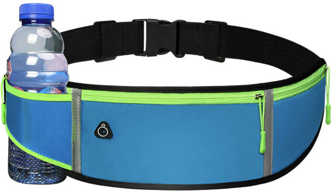 기프템 3포켓 다용도 힙색, 스카이블루