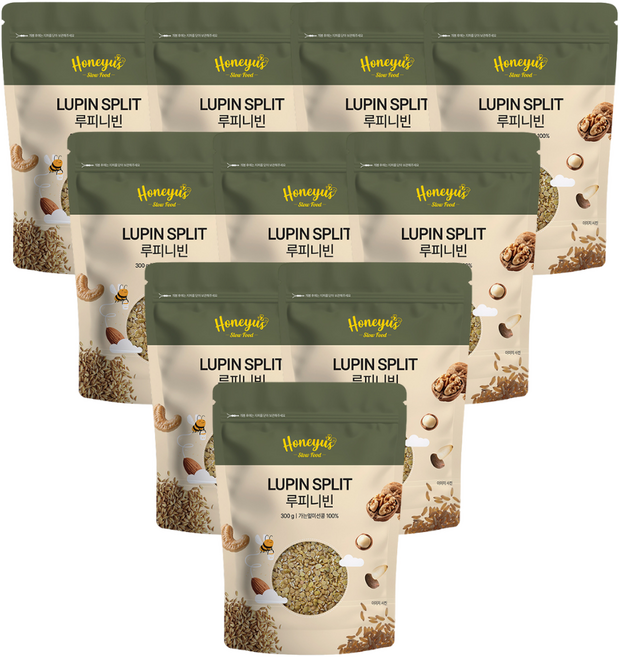자연이 준 선물 허니어스 루피니빈 [호주산] / 루핀콩/ 당뇨콩 / 슈퍼푸드, 10개, 300g