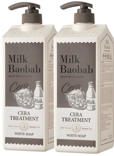 세라 트리트먼트 화이트솝 1200ml 2개, 1.2L