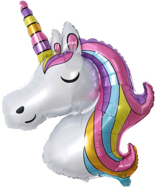 3pcs 꿀벌풍선 사슴풍선 공룡풍선 유니콘풍선 사자풍선, 1세트, 말유니콘