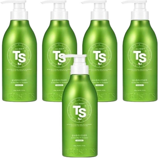 올뉴플러스TS샴푸, 500g, 5개