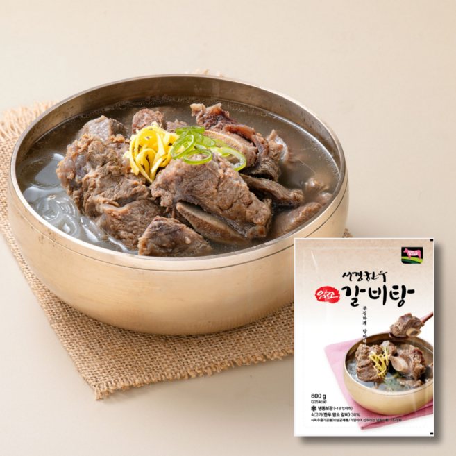 서경한우 암소한우 갈비탕 600g, 1개