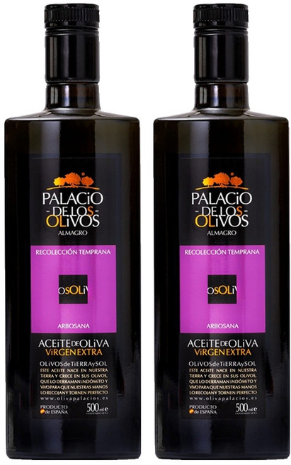 Palacio de los olivos 特級初榨阿爾博薩納橄欖油, 2個, 500ml