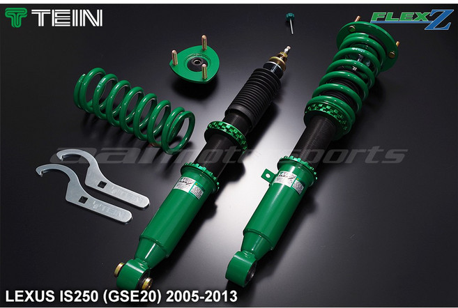 TEIN FLEX Z 適用 Lexus IS250 (GSE20) 2005-2013 桶身高低軟硬16段可調避震器, 1個