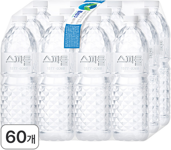 스파클 생수 무라벨, 1L, 60개