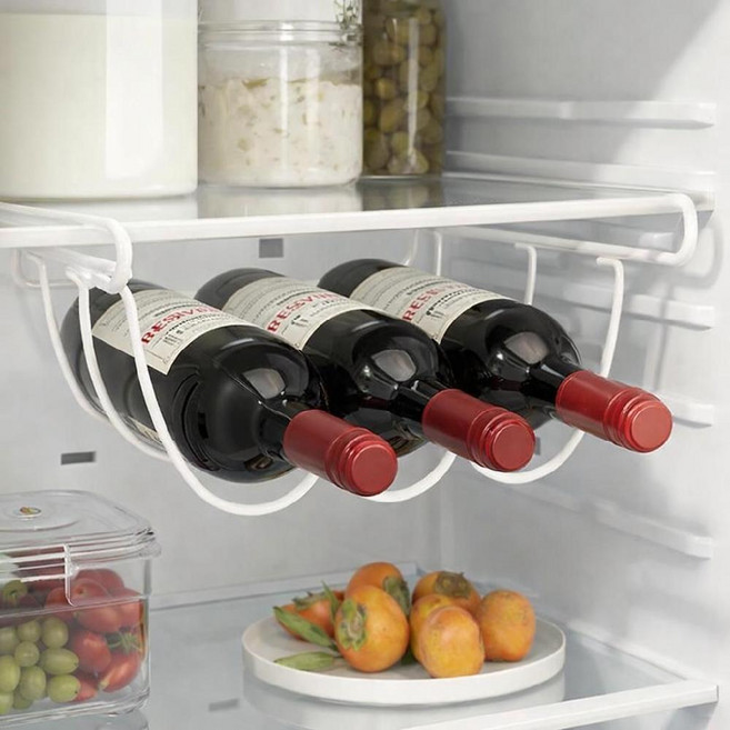 냉장고 음료 맥주 와인 거치대 냉장고 병 정리 랙 캔 음료 수납 선반