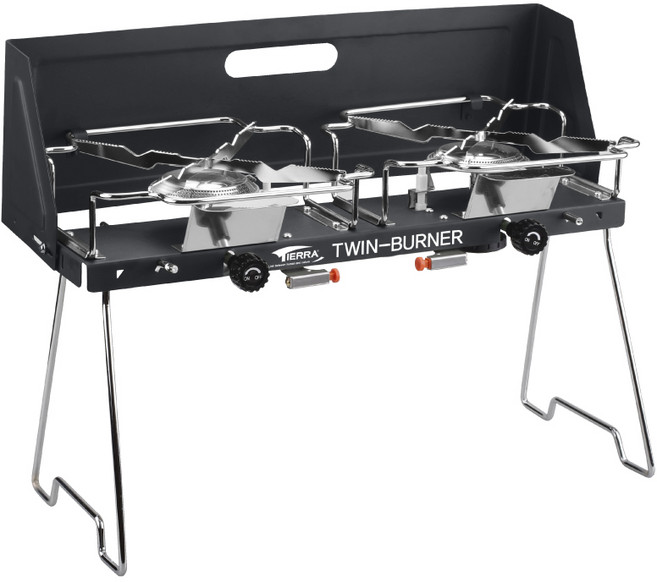 티에라 트윈버너 TB-2500, 카키, 1개