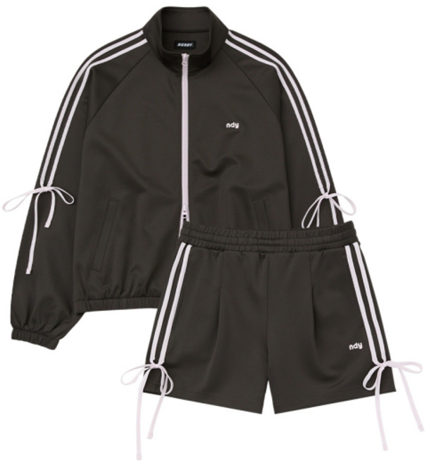 널디 NDY 리본 타이 트랙 세트 차콜 PNES26TR1020SET 377542