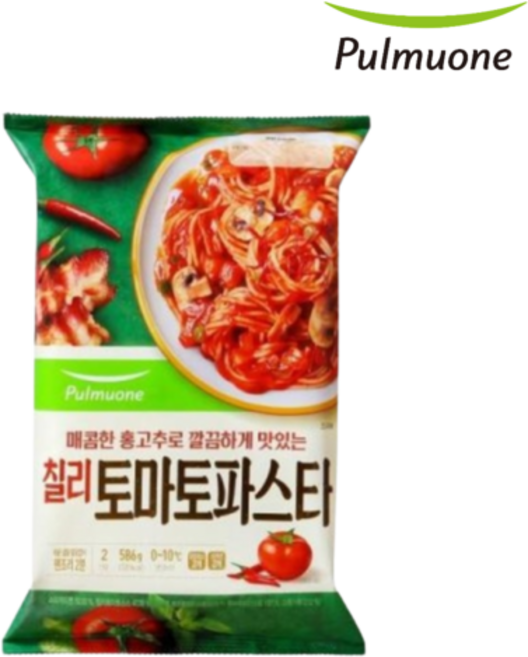 풀무원 칠리 토마토 파스타 2인 586g, 없음, 1개