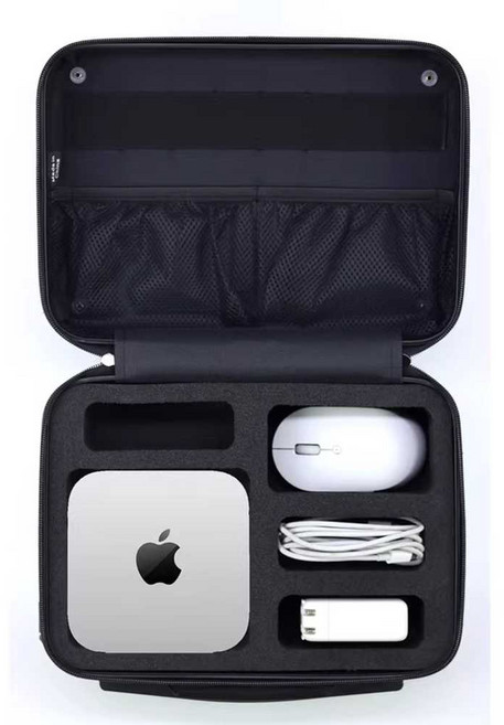 맥미니 하드 케이스 맥스튜디오 휴대용 미니 커버 전용 가방 마우스 수납 보관 맥 여행용, 1개