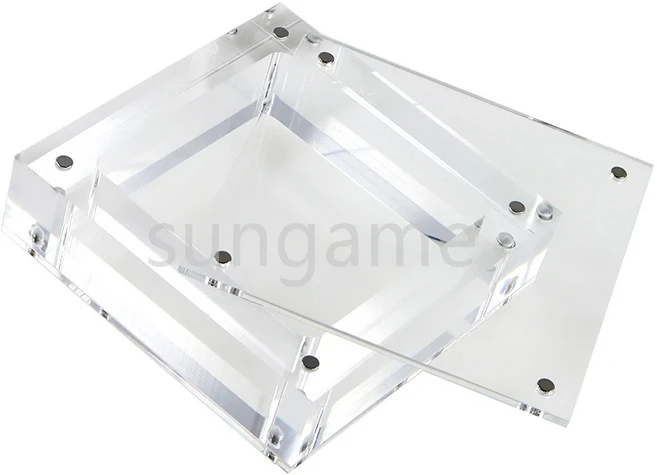 게임보이 GB SP GW용 고투명 아크릴 자석 커버 콘솔 보관 디스플레이 박스 1세트, 07 For GBA SP