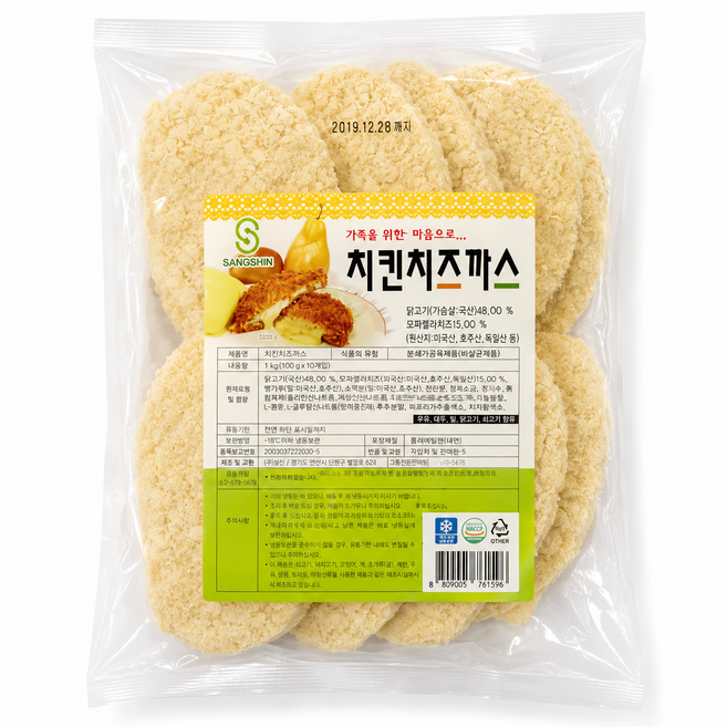 상신 치킨치즈까스, 5개, 1.3kg