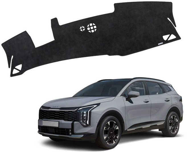 스포티지NQ5 DUB 논슬립 벨벳 대쉬보드커버, 페이스리프트/24년11월~/HUD무/KK295