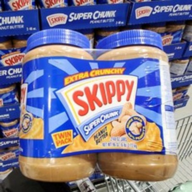 [미국직배송] 코스트코 땅콩버터 1.36kg /2병세트스키피 땅콩잼 땅콩크림, 2.72kg, 1개