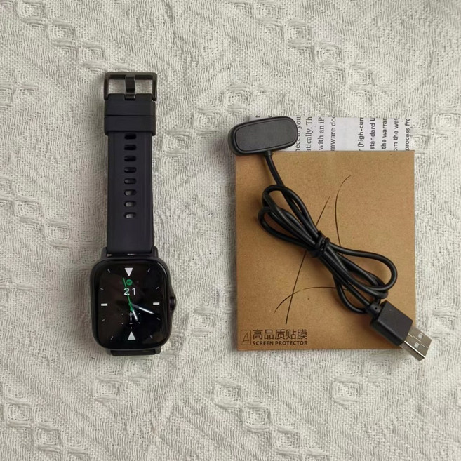 Amazfit GTS 2e 남성용 스마트워치 GPS 90 스포츠 모드 글로벌 버전 24일 배터리 수명 95new Android Ios 용 상자 없음, [00] GTS 2e 95new, [00] GTS 2E Black 95New, 1개