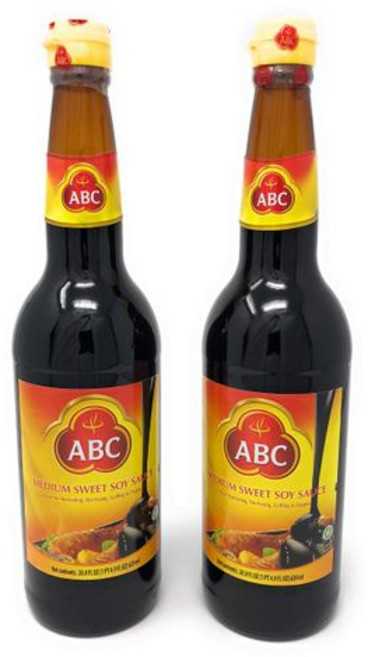 케찹 마니스 세당 - 미디엄 스위트 간장 - (2팩) Kecap Manis Sedang - Medium Sweet Soy Sauce - (Pack of 2), 1개, 2.67kg, 620ml