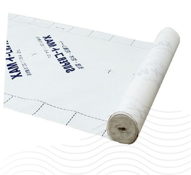 투습막 방수지 투습 방수 시트 1롤 단열재 보호 방풍성, 1개, 1Mx50M(1롤)