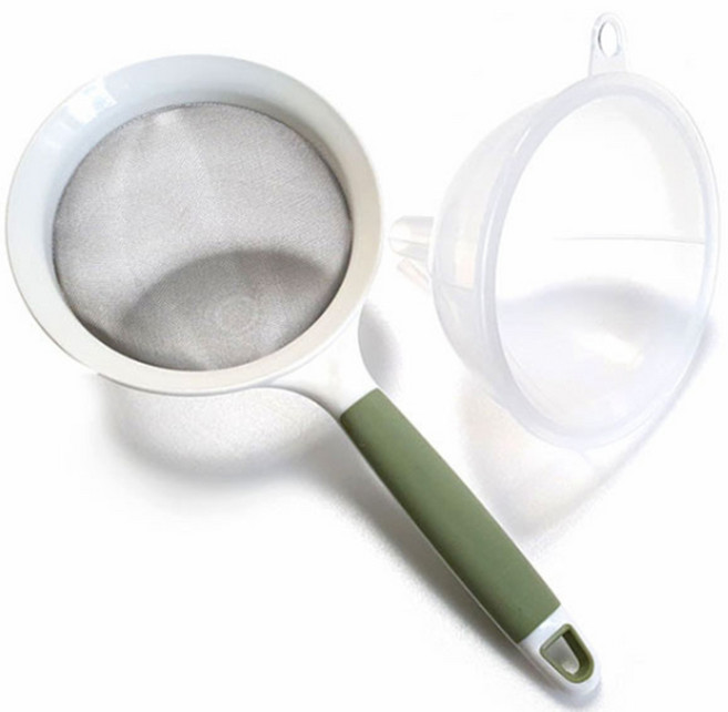 국산 깔대기여과기 주방 필터 행복한 위생 하나로 액체, 색상:2 깔대기여과기 대, 1개