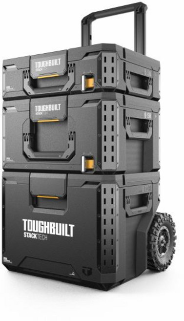 터프빌트 스텍테크 TB-B1S3-B-70R 3단 시스템 공구함 이동형 툴박스, 1개