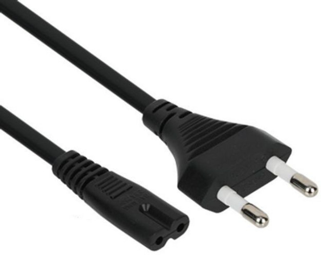 Netmate 220V 전용 2구8자 AC 파워 케이블 1.3m 블랙_20260201EA