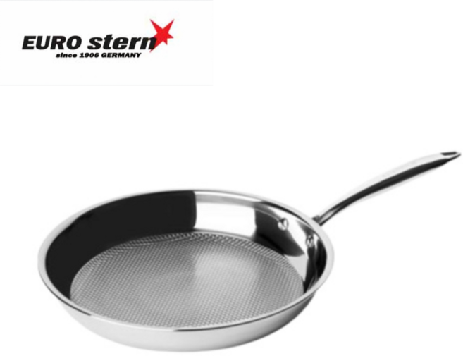 인덕션용스탠프라이팬 유로스텐 28cm 5중스텐316 볶음후라이팬