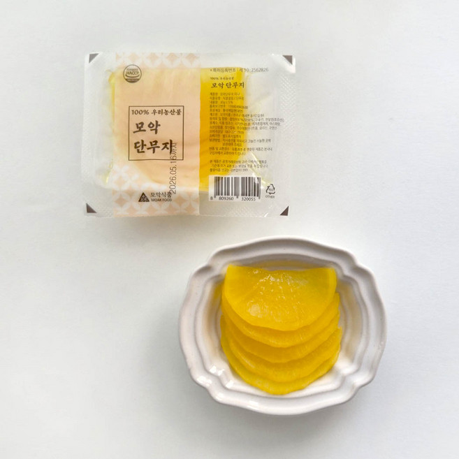 [모악] 소포장 단무지 200개입_반달 (30g), 30g, 200개