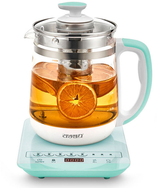 리빙센스 1.8리터 유리 보온 멀티 티포트, LSK-187OT