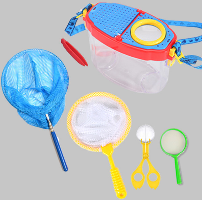 채집통 아크릴 크레 사육장 채집 도구 세트 채집망 타란튤라 도마뱀 사슴벌레 사마귀 키우기, 2. 심플 채집통