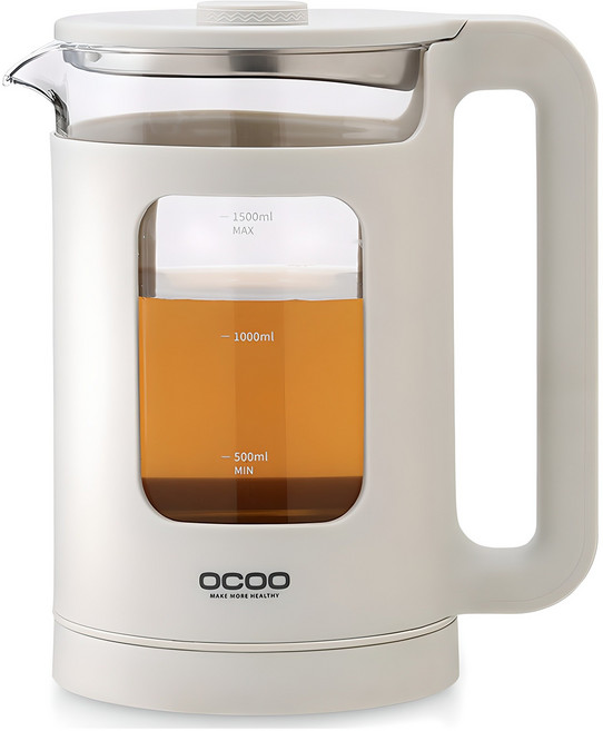 오쿠 LED 유리 전기포트 베이지그레이 1.5L, OCS-TP160G