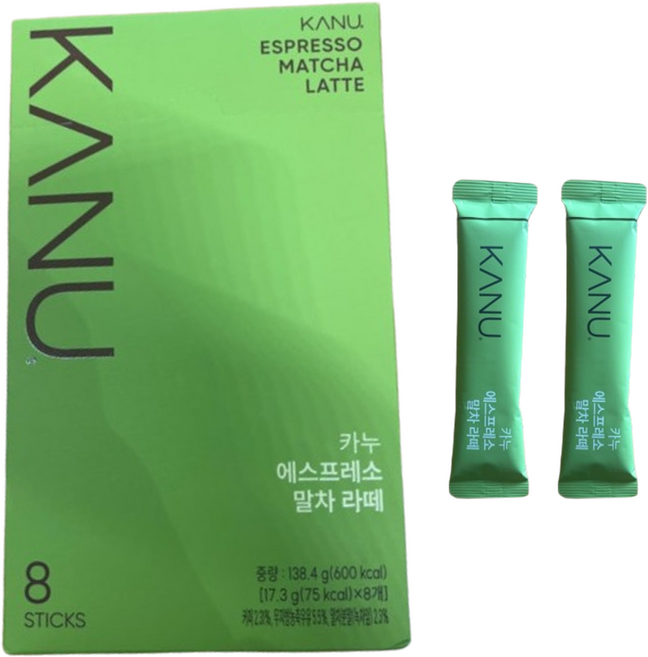 [CORAM]동서 카누 에스프레소 말차라떼 8T, 17.3g, 8개입, 4개